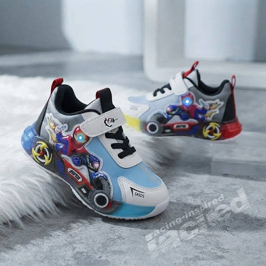 Kids Spider-Man Racing Light-Up Sneakers