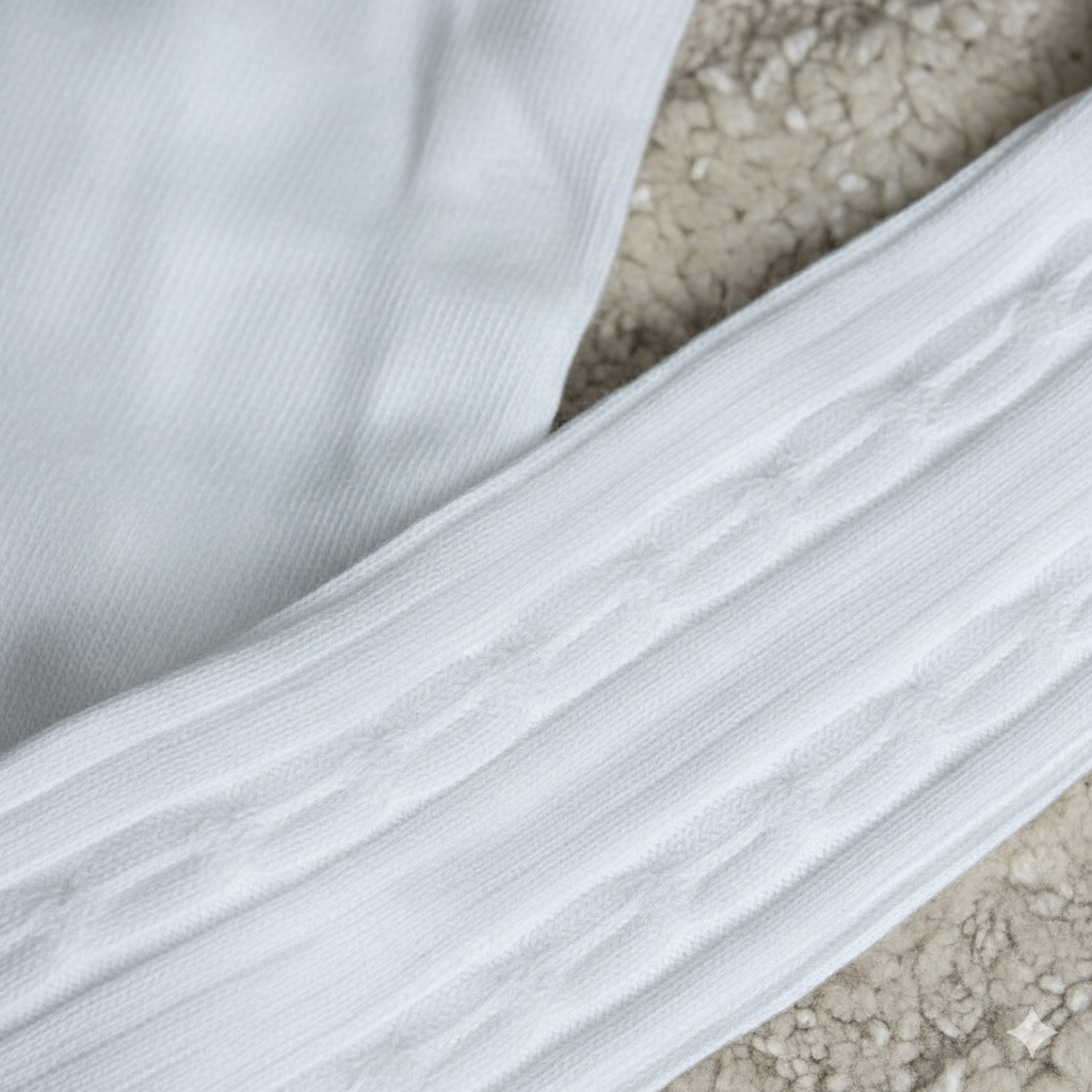 Collants en coton côtelé pour filles – Doux, extensibles et confortables au quotidien