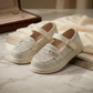 Luxury crystal embellished girls' shoes - elegance and comfort in every step!