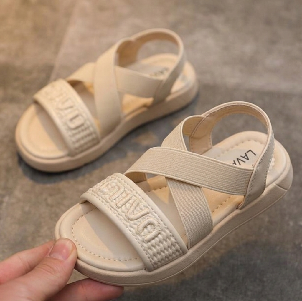 Sandales confortables à brides croisées pour filles