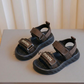 Kids Lightweight Sport Sandals – Adjustable Hook & Loop Summer Shoes