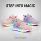 Baskets LED magiques DuffyGlow pour filles