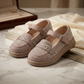 Luxury crystal embellished girls' shoes - elegance and comfort in every step!