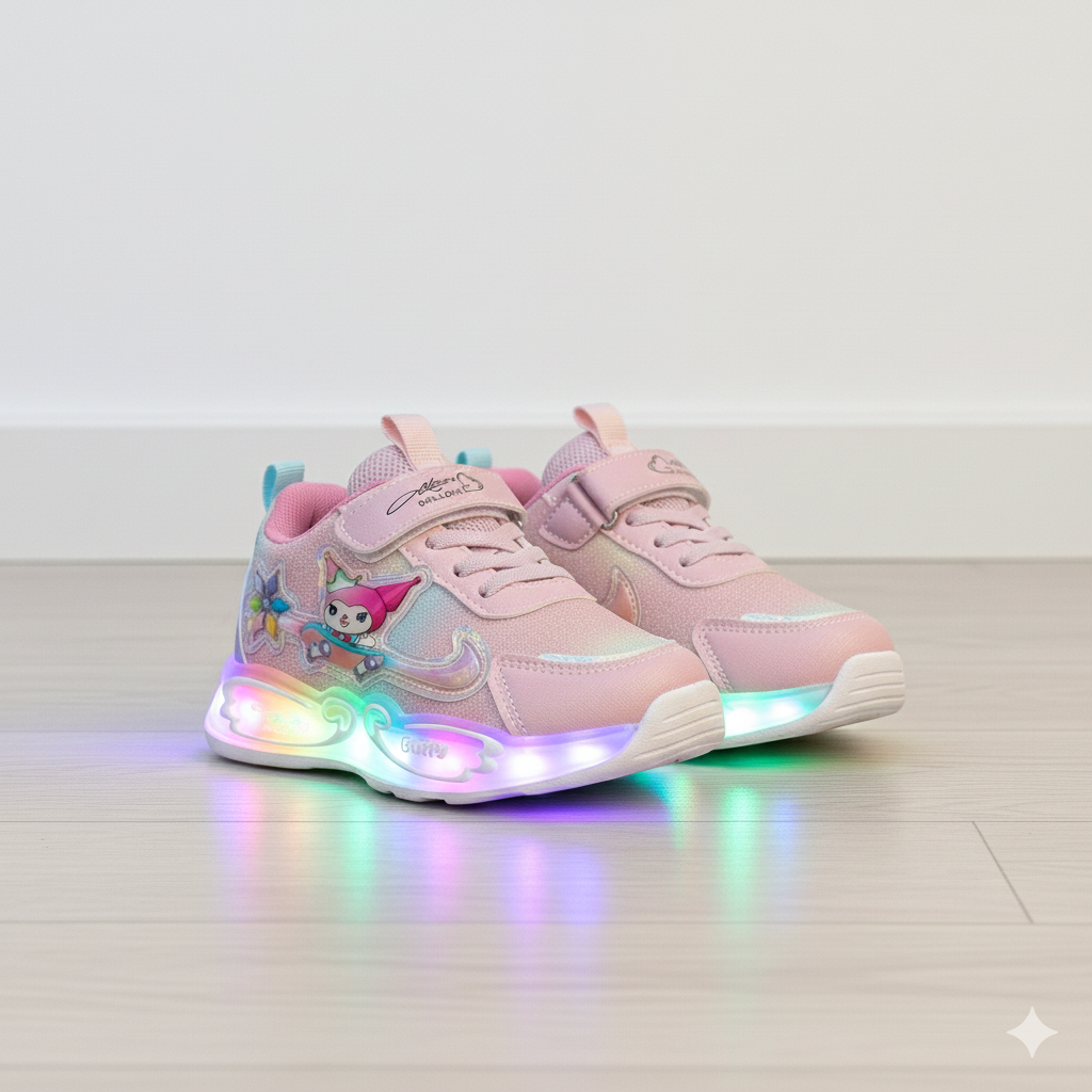 Baskets LED magiques DuffyGlow pour filles