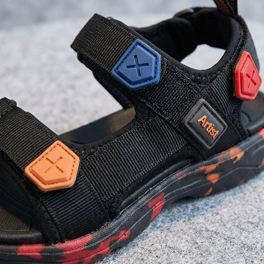 Boys’ Sporty Adjustable Strap Sandals – Lightweight Outdoor Comfort
