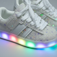 Girls Light-Up Glitter Sneakers – Cute Bow Design, Comfortable & Stylish ✨