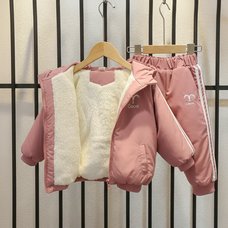 Ensemble unisexe 2 pièces pour enfants – Haut et pantalon en coton doux, tenue décontractée et confortable pour garçons et filles