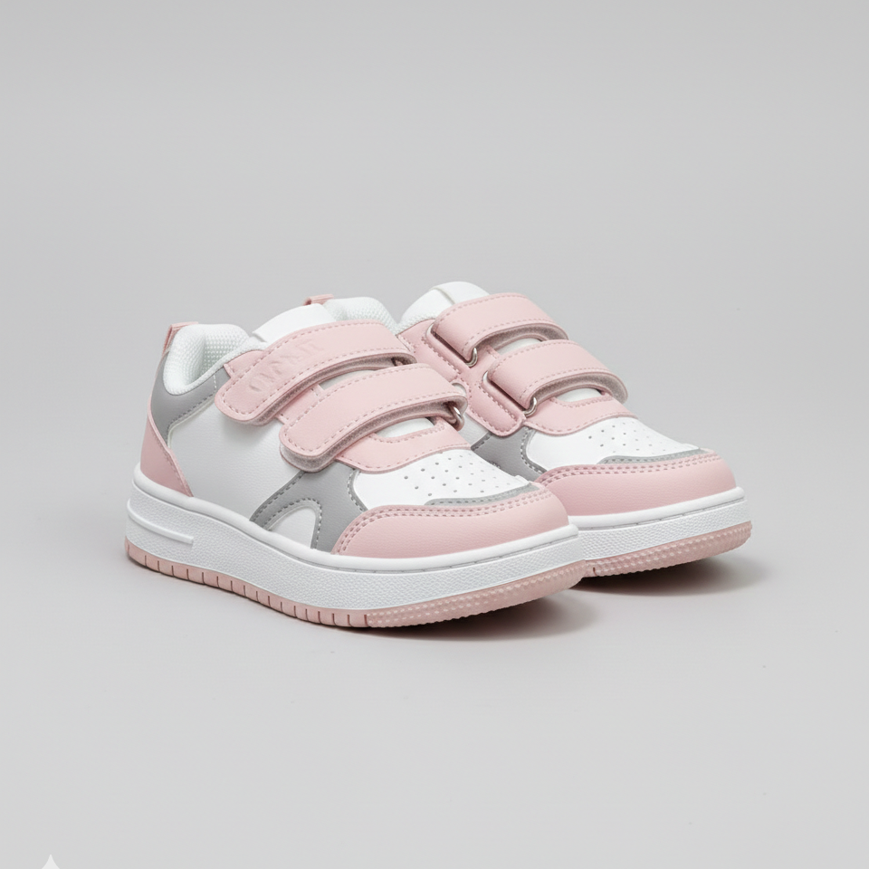 Kids Casual Sneakers with Velcro Closure – Stylish & Comfortable
