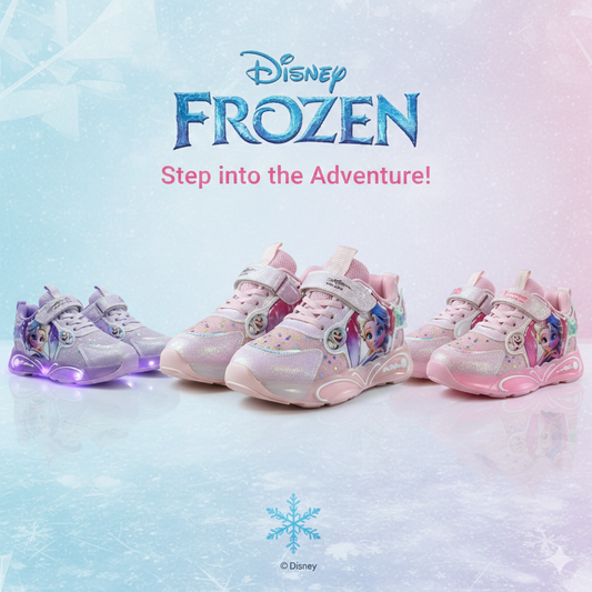 ✨ Sparkle Princess LED Sneakers for Kids – Light-Up Glitter Shoes ✨