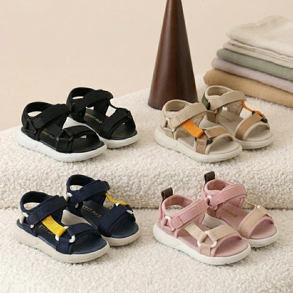 Kids Comfort Strap Sandals – Lightweight, Breathable & Non-Slip Summer Shoes