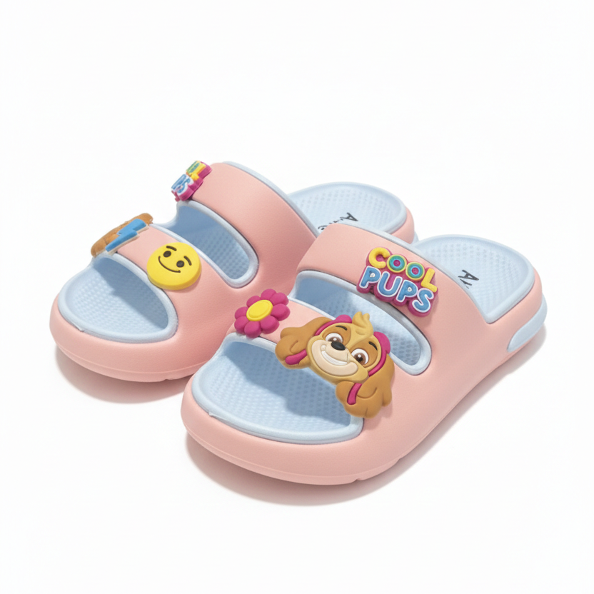 Kids Cartoon Slide Sandals – Soft, Lightweight & Non-Slip Summer Slippers
