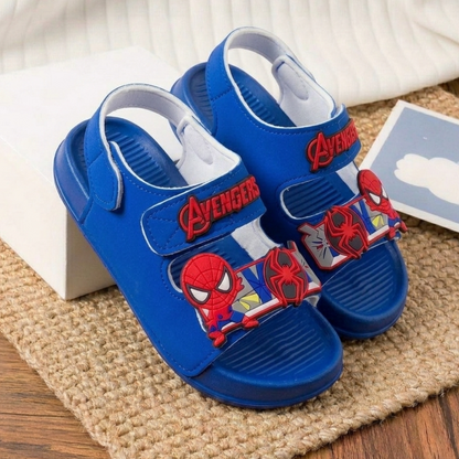 Kids Avengers Summer Sandals – Lightweight Comfort with Spider Design