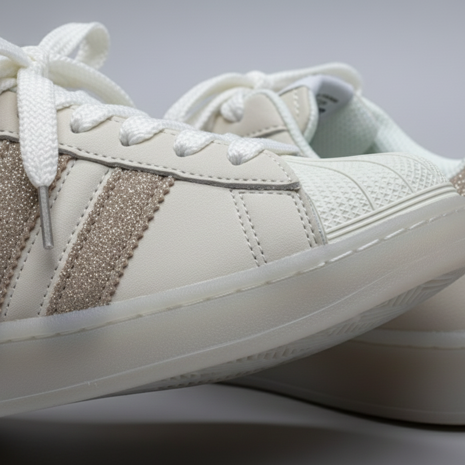 Classic Stripe Girls Sneakers – Lightweight & Non-Slip Everyday Shoes