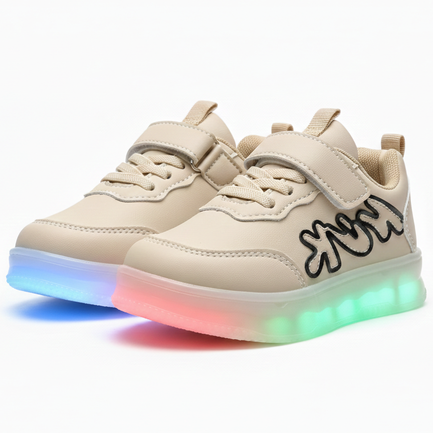 Baskets lumineuses pour enfants – Chaussures confortables à semelle LED