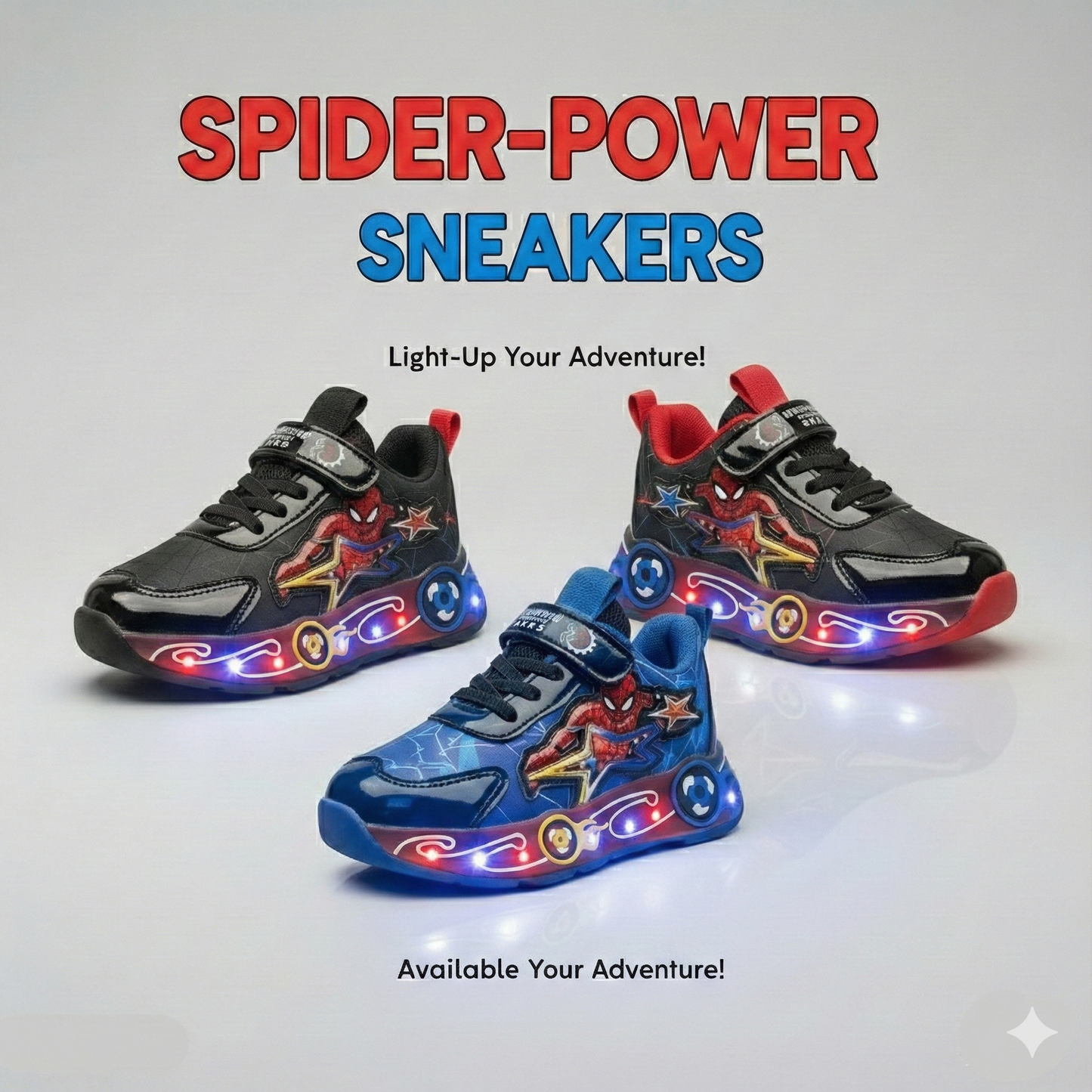 Spider-man Light-Up Adventure Sneakers for Kids