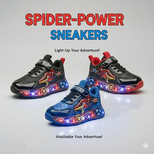 Baskets lumineuses Spider-Man pour enfants