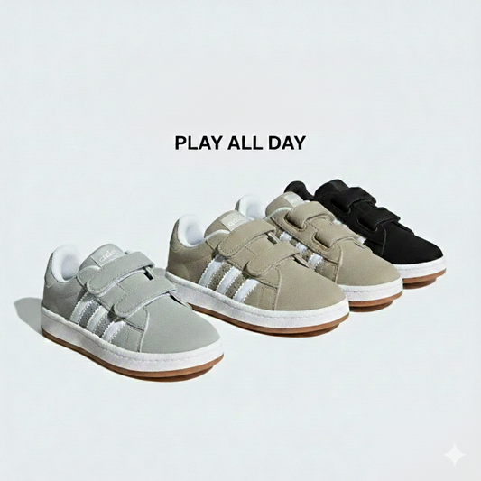 Kids Classic Triple-Stripe Sneakers