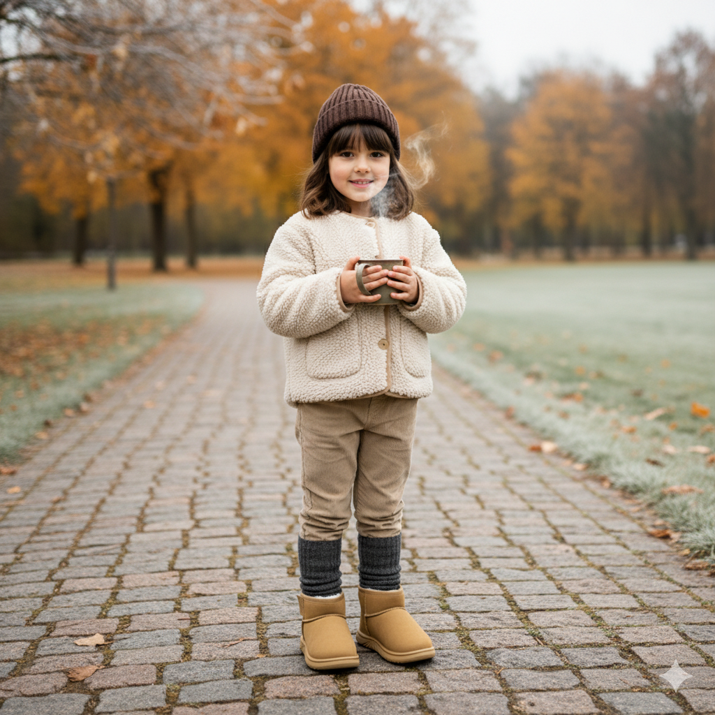 Girls' Faux-Fur Ankle Boots: Comfort Meets Style