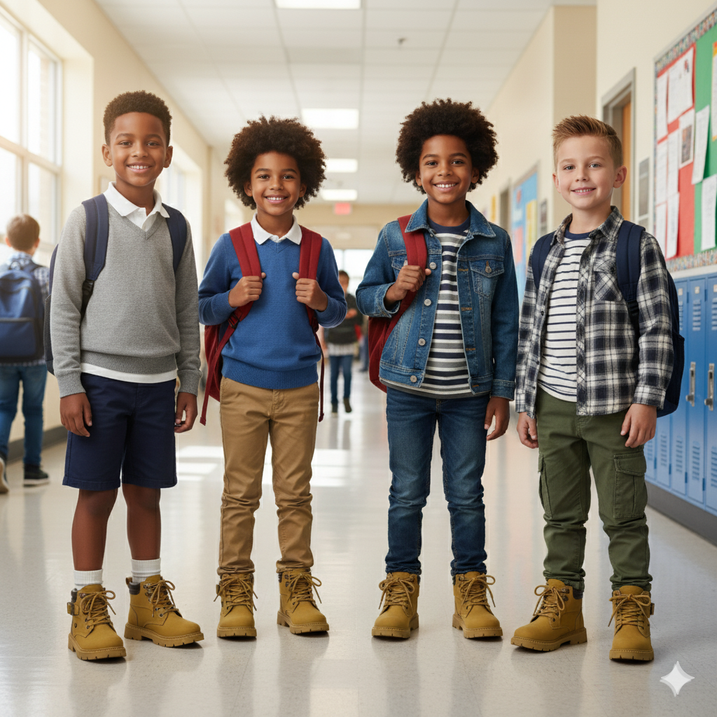 "Kids' Boots, Fun Outdoor Shoes for Every Adventure!"