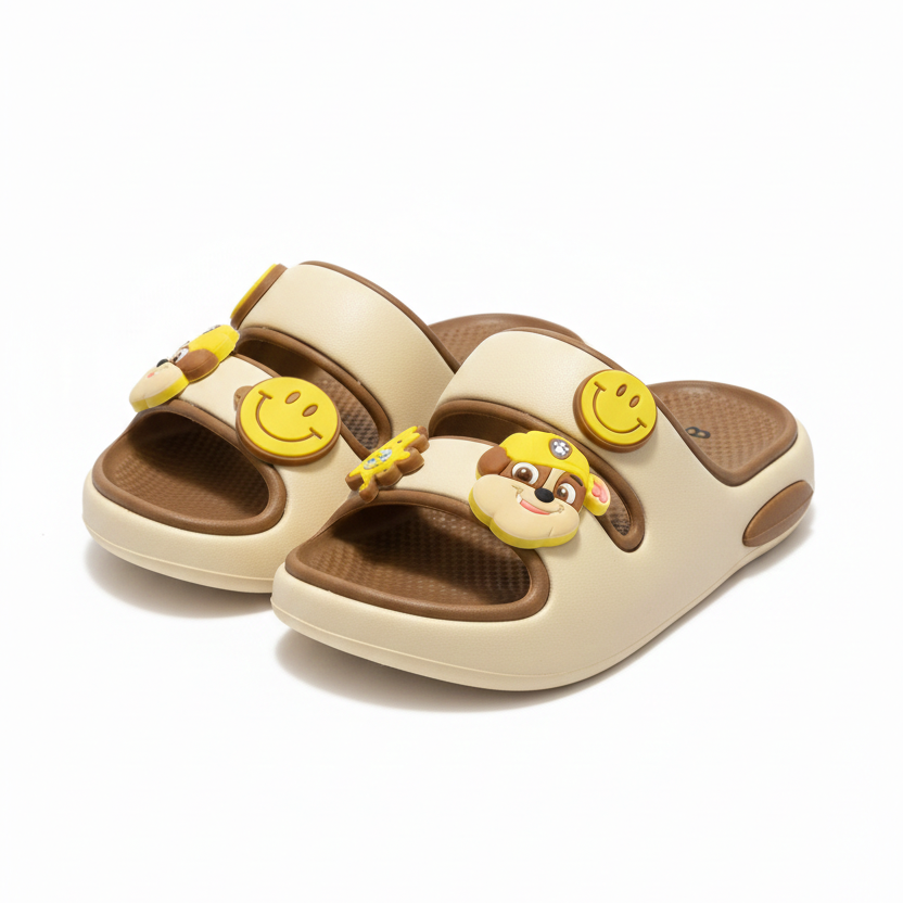 Kids Cartoon Slide Sandals – Soft, Lightweight & Non-Slip Summer Slippers