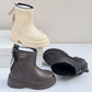 "Chunky Luxe Ankle Boots – Modern Edge in Every Step"