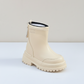 "Chunky Luxe Ankle Boots – Modern Edge in Every Step"