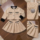 Ensemble veste et jupe élégantes  pour filles – Tenue de soirée classique