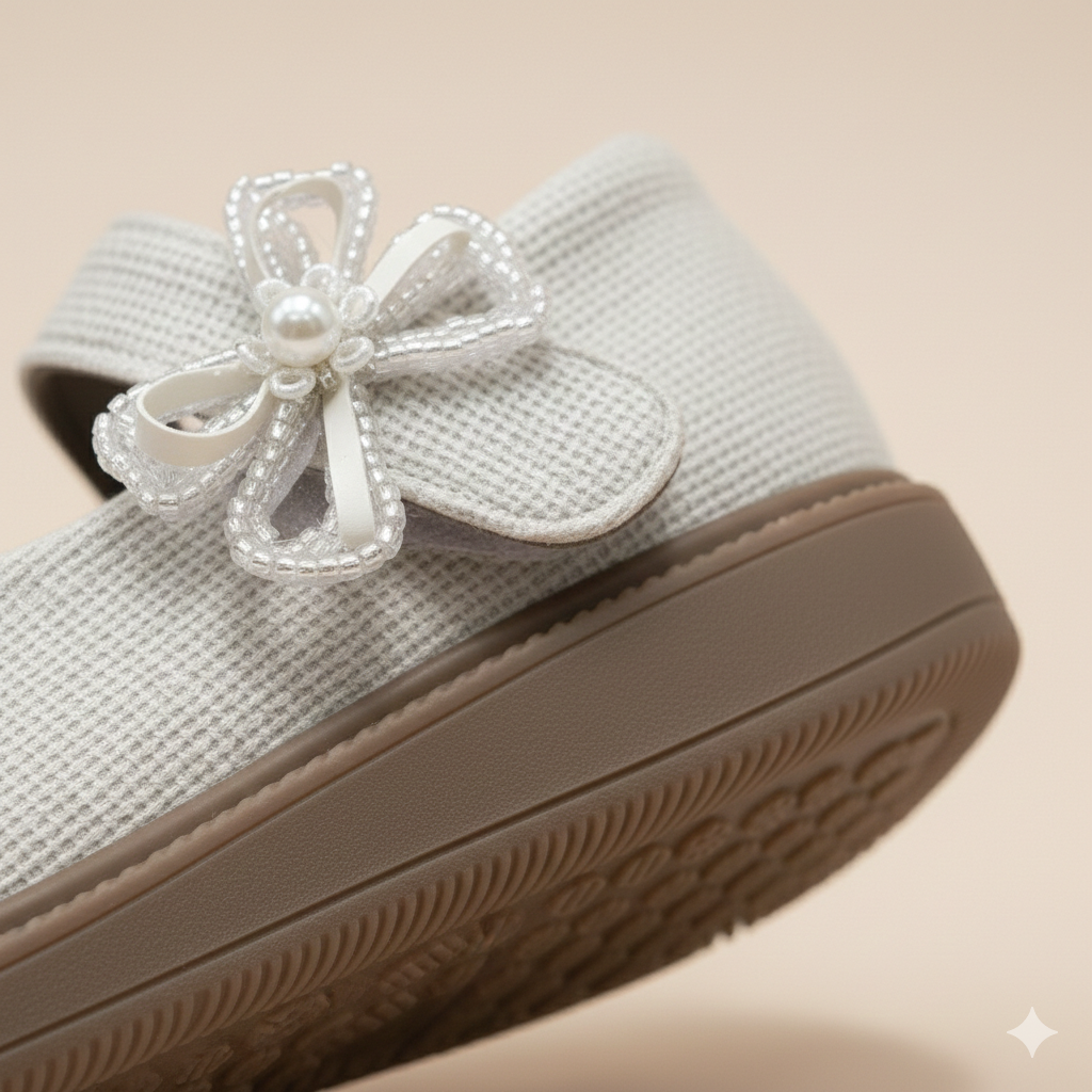 ✨ Chaussures Mary Jane élégantes pour filles avec détail floral – Style confortable ✨