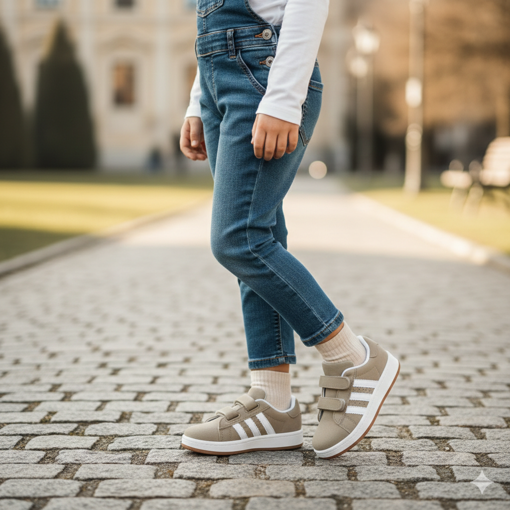 Baskets classiques à trois bandes pour enfants