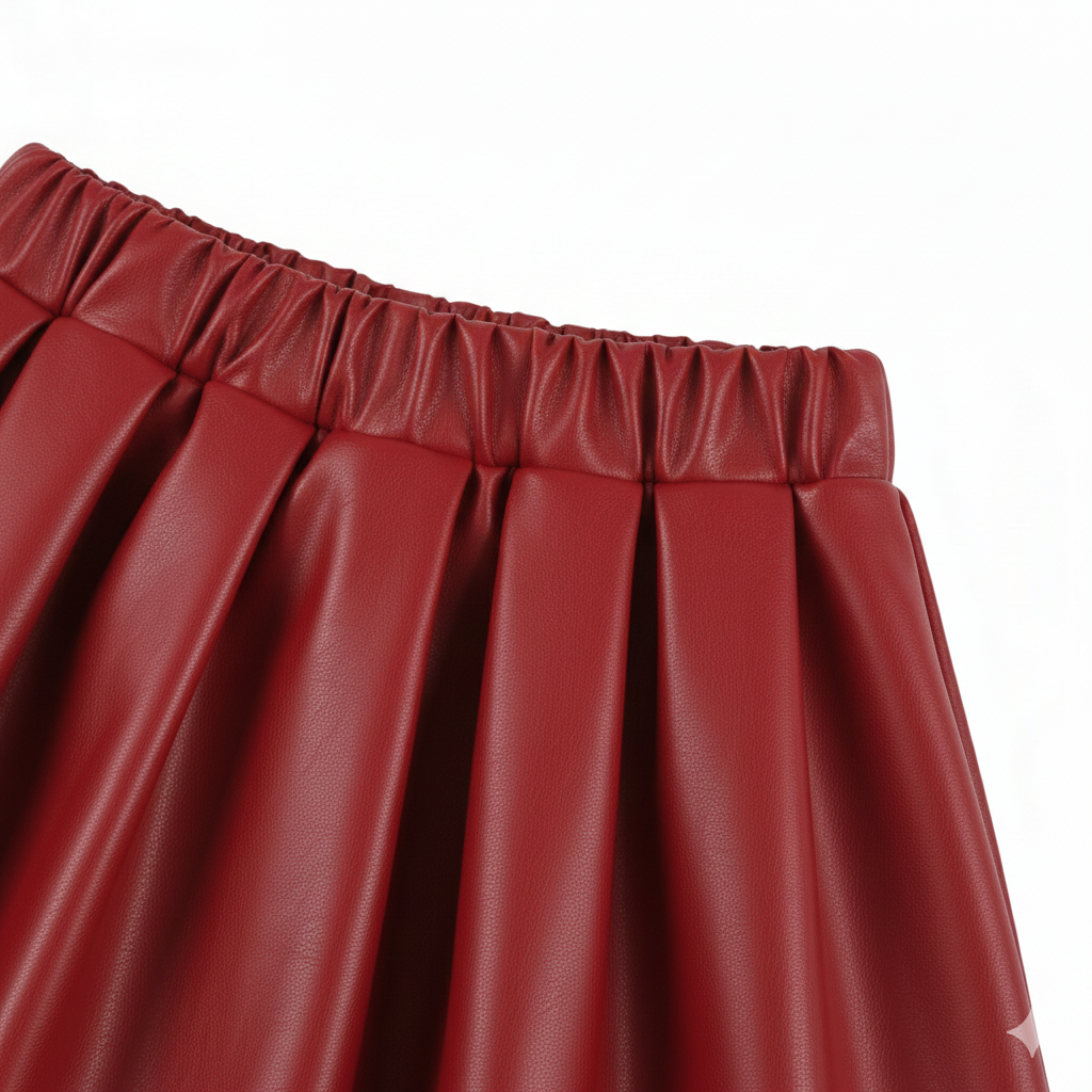 Ensemble d'hiver élégant pour fille : gilet en fausse fourrure, haut à manches bouffantes, jupe plissée et béret assorti