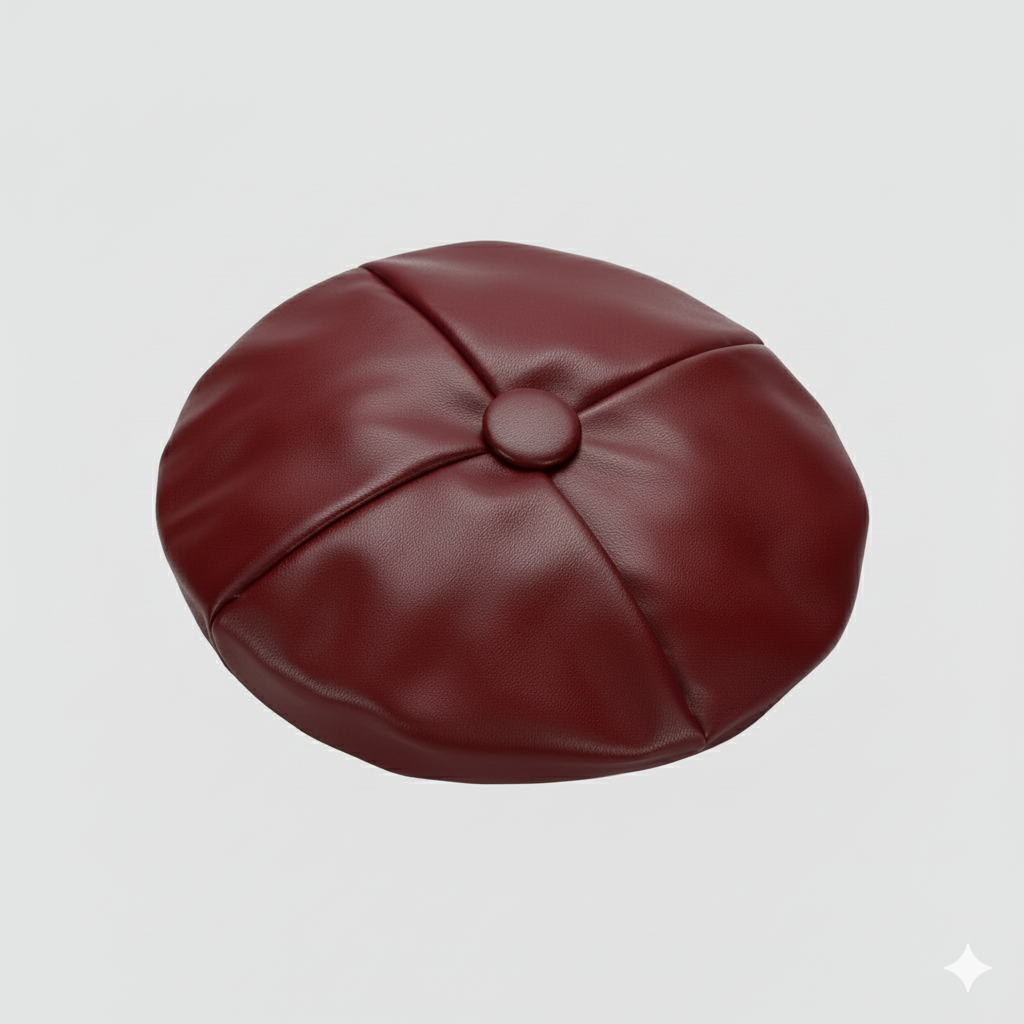 Ensemble d'hiver élégant pour fille : gilet en fausse fourrure, haut à manches bouffantes, jupe plissée et béret assorti