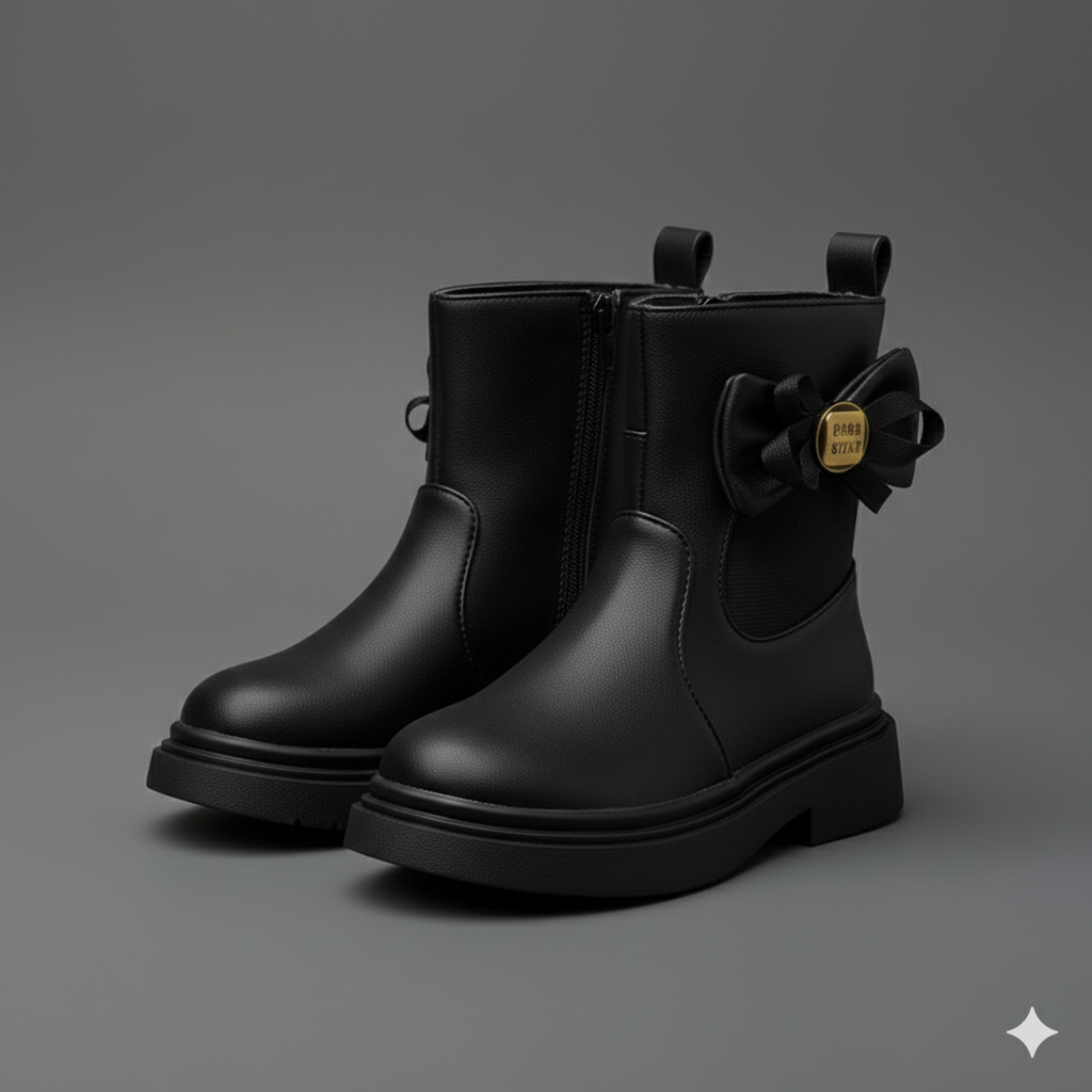 Classic Comfort Boots with Cute Bow Detail