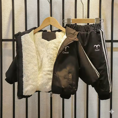 Unisex Kids Clothing Set 2PCS – Soft Cotton Top & Pants, Casual Comfortable Outfit for Boys and Girls