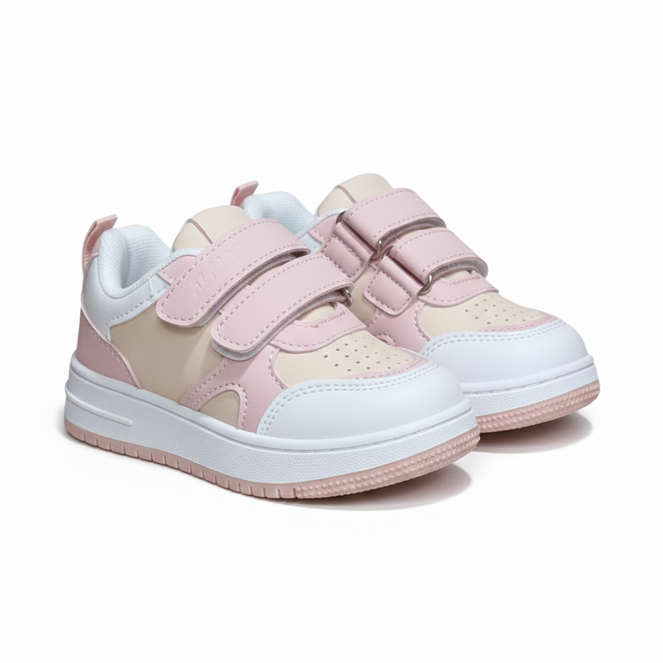 Kids Casual Sneakers with Velcro Closure – Stylish & Comfortable