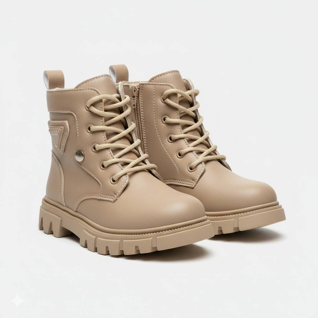 Girls' Stylish Winter Boots with Trendy Design