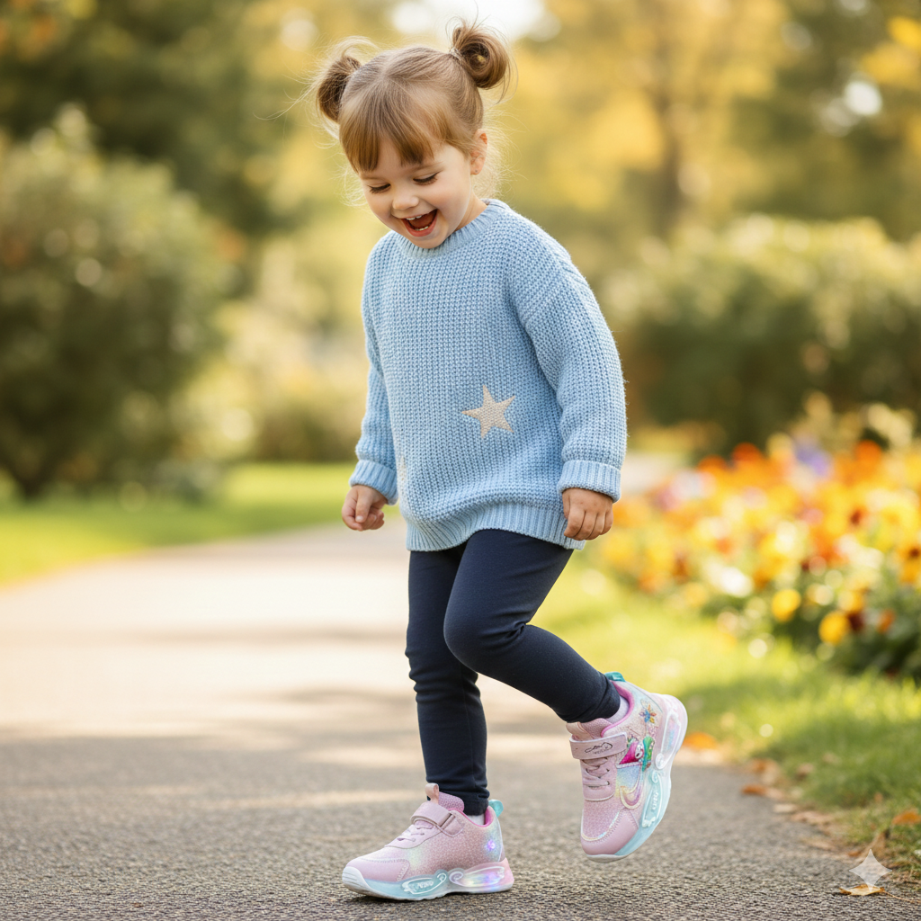 DuffyGlow Magical LED Sneakers for girls