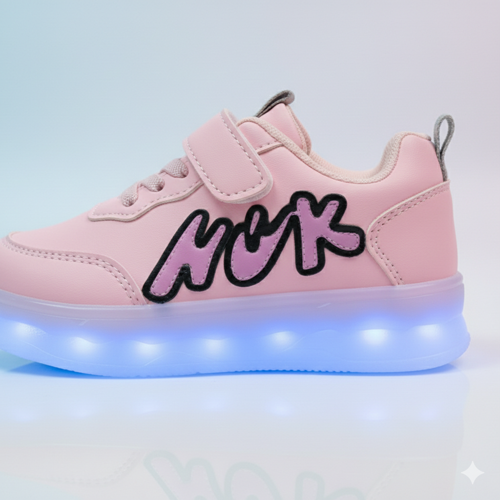 Baskets lumineuses pour enfants – Chaussures confortables à semelle LED