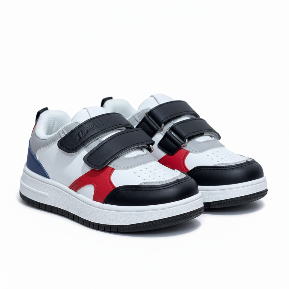 Kids Casual Sneakers with Velcro Closure – Stylish & Comfortable