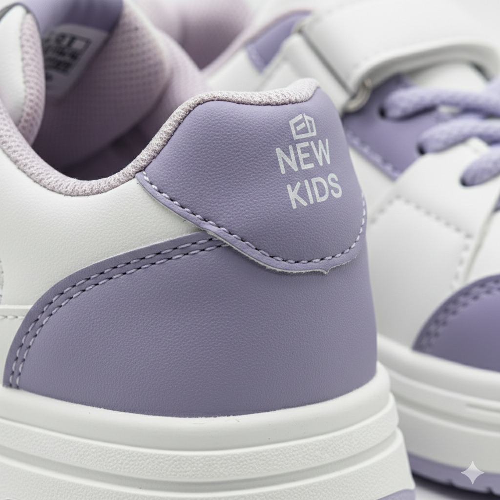 Kids Chunky Sneakers – Lightweight Platform Shoes with Velcro & Laces