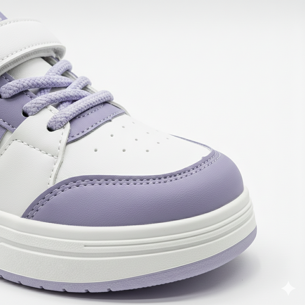 Kids Chunky Sneakers – Lightweight Platform Shoes with Velcro & Laces