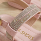 Sandales à brides pailletées pour filles – Chaussures plates décontractées et confortables pour l'été