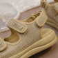 Stylish Girls’ Shiny Sandals – Comfort &  Elegance for Every Step