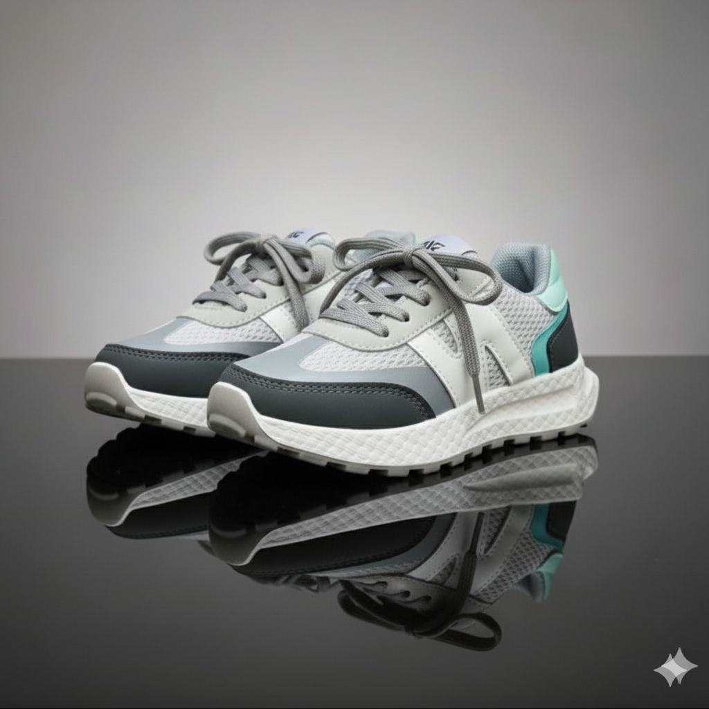 Fashionable children's sneakers made of high-quality materials - comfortable and lightweight for walking and playing