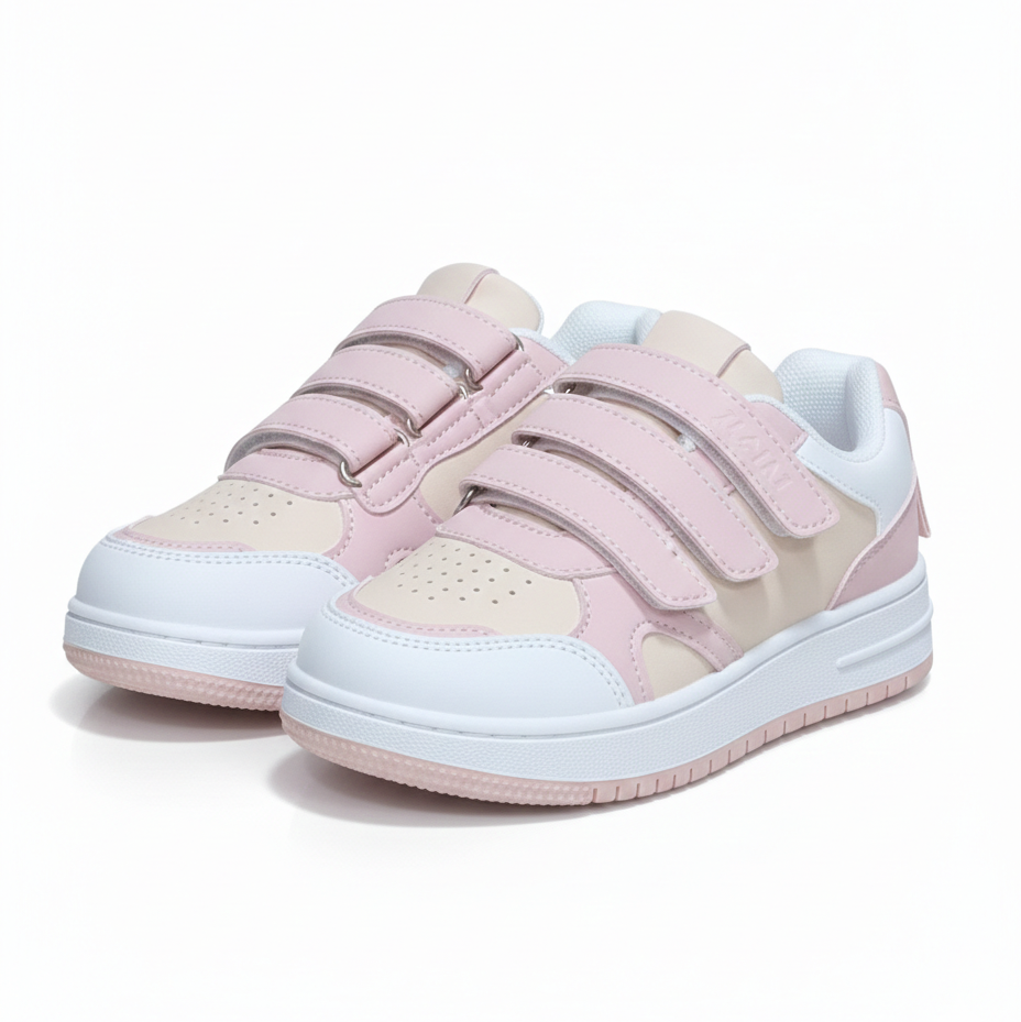 Kids Casual Sneakers with Velcro Closure – Stylish & Comfortable