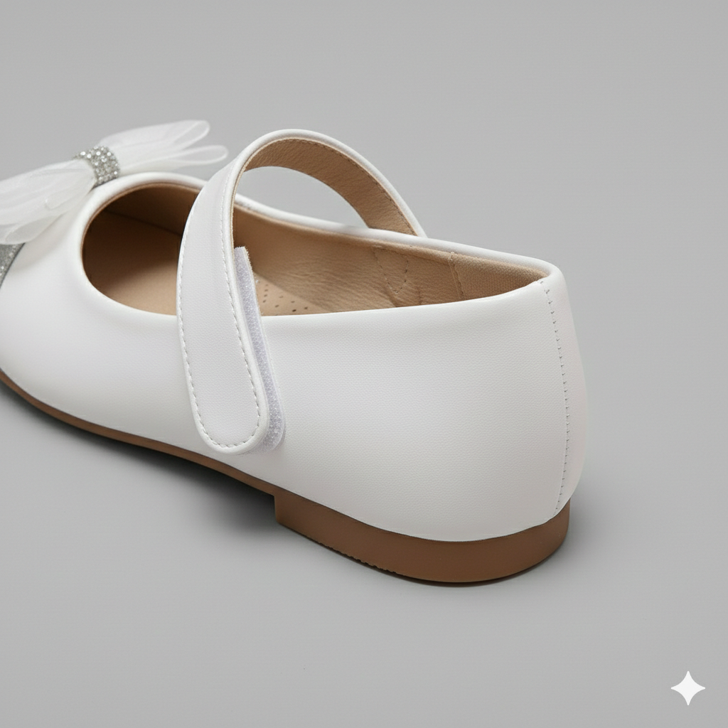 🌸 Chaussures Mary Jane élégantes à paillettes et nœud pour filles – Ballerines de fête et d'occasion spéciale