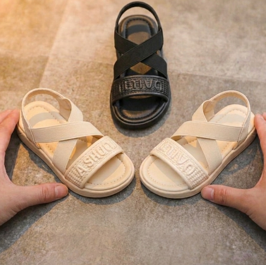 Sandales confortables à brides croisées pour filles