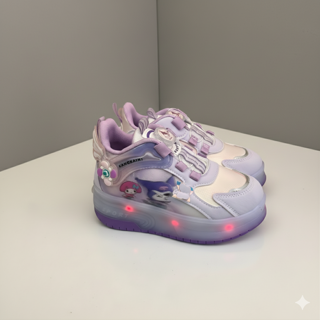 « Baskets à roulettes DreamGlow – Magie lumineuse pour les petites filles »