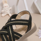 Sandales élégantes à brides croisées pour filles – Douces et stylées, confort d'été 👡✨