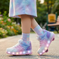Kids LED Roller Sneakers with Wheels – Light-Up Sport Shoes
