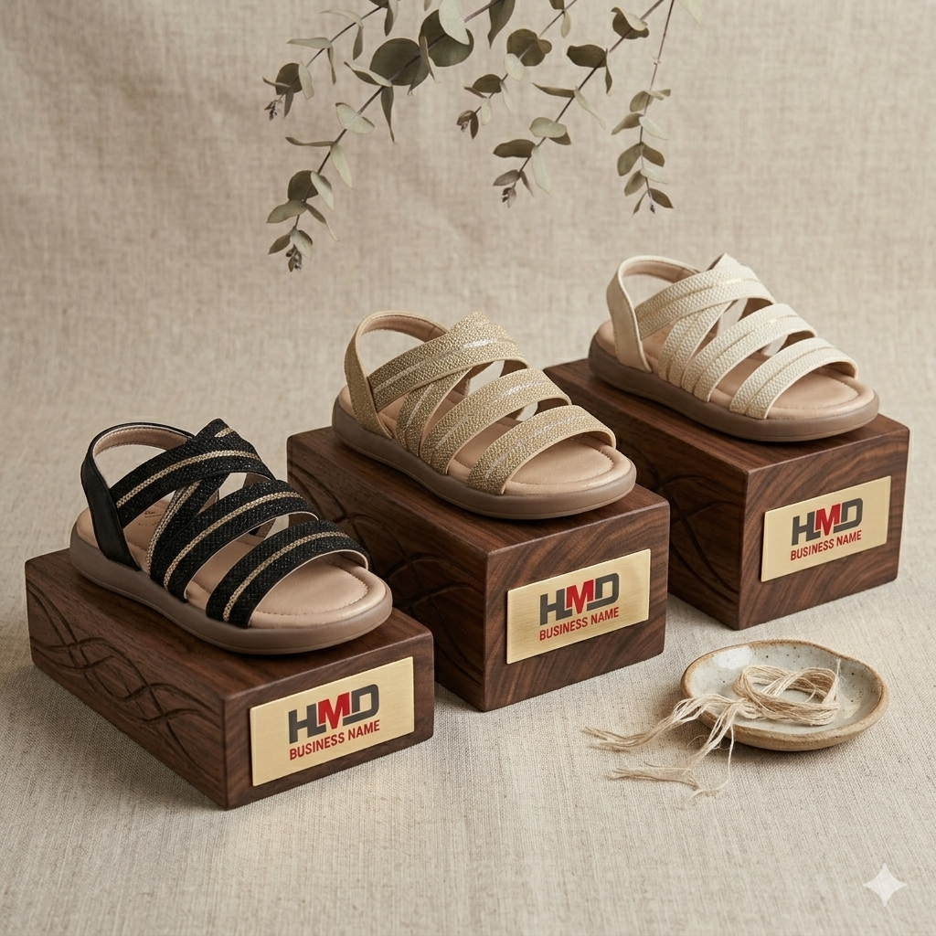 Sandales Confort Multibrides Fille – Chaussures d'Été Décontractées Légères